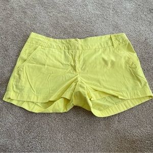 J. Crew Yellow Chino Short SZ 4